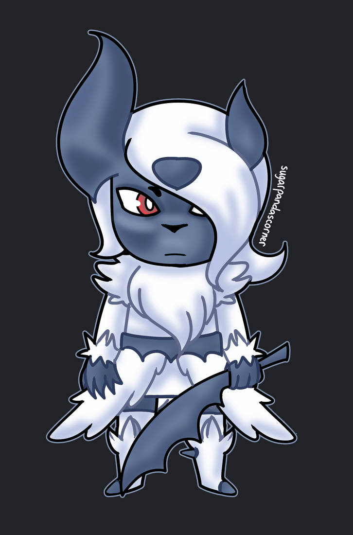 Chibi Mega Chibi Mega Absol (Sold!) by sugarpanda07 on DeviantArt