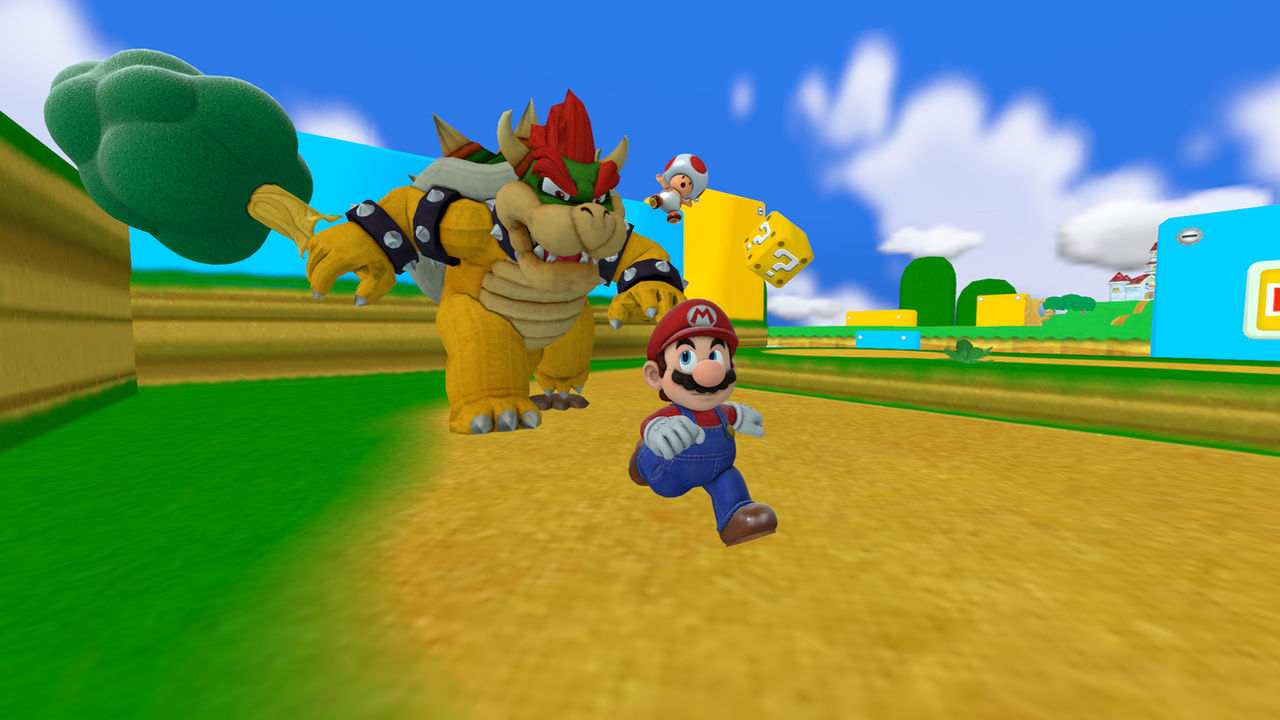 Mario Attacking Bowser attacking mario by jumaun88 on DeviantArt