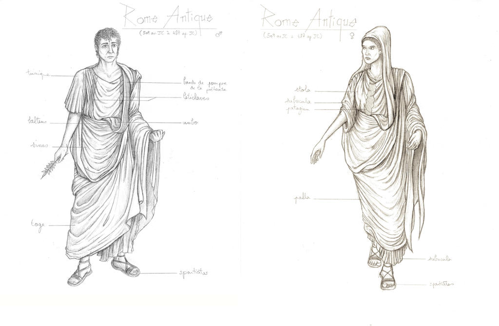 Ancient Roman couple by Efkio on DeviantArt