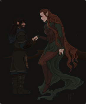 Kili and Tauriel