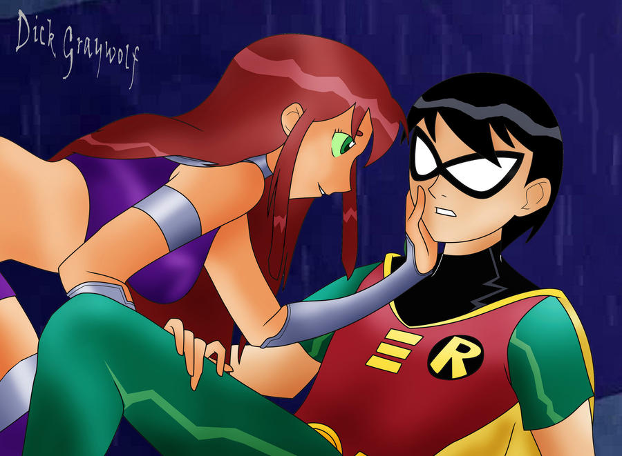 Robin and Starfire in Tokyo