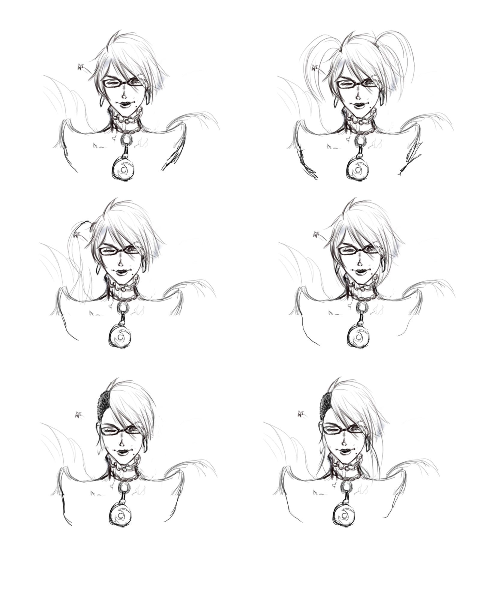 Bayonetta Hair style Dump