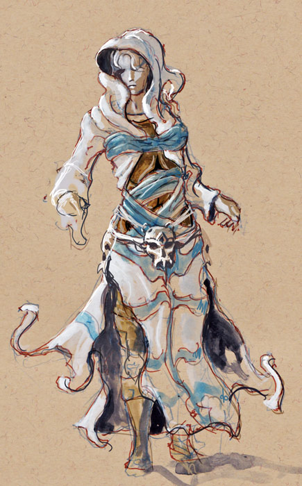 Two Time Character With Robe white robe by WanderingInPixels on DeviantArt