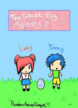 The great egg mystery comic- Cover