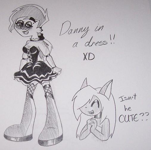 Danny in a Dress O.o