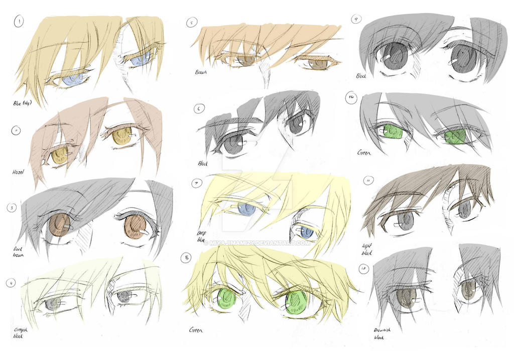 Protagonist Eye 12 Original Characters Eyes by MiyajimaMizy on DeviantArt