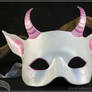 Goblin Girl white leather mask
