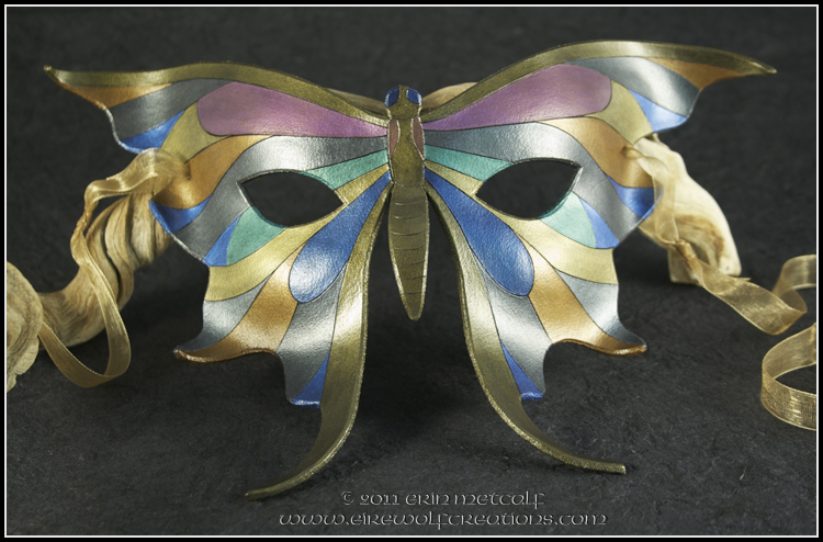 Metallic Butterfly mask
