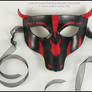 Tribal Dragon leather mask