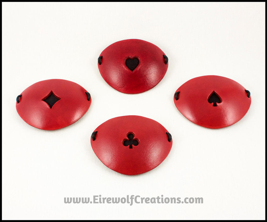 See-through Playing Card Eye Patches