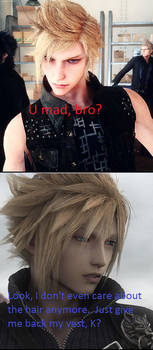 Yo, Prompto! Cloud called...