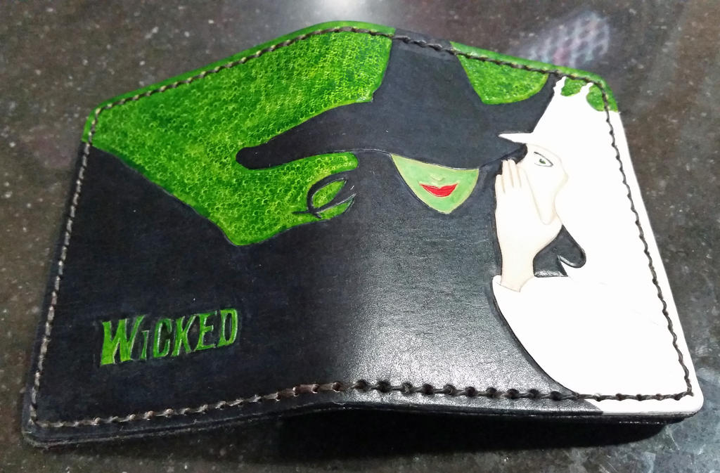 Wicked Wallet Wicked Hand Carved Leather Wallet by brattgirl14 on DeviantArt