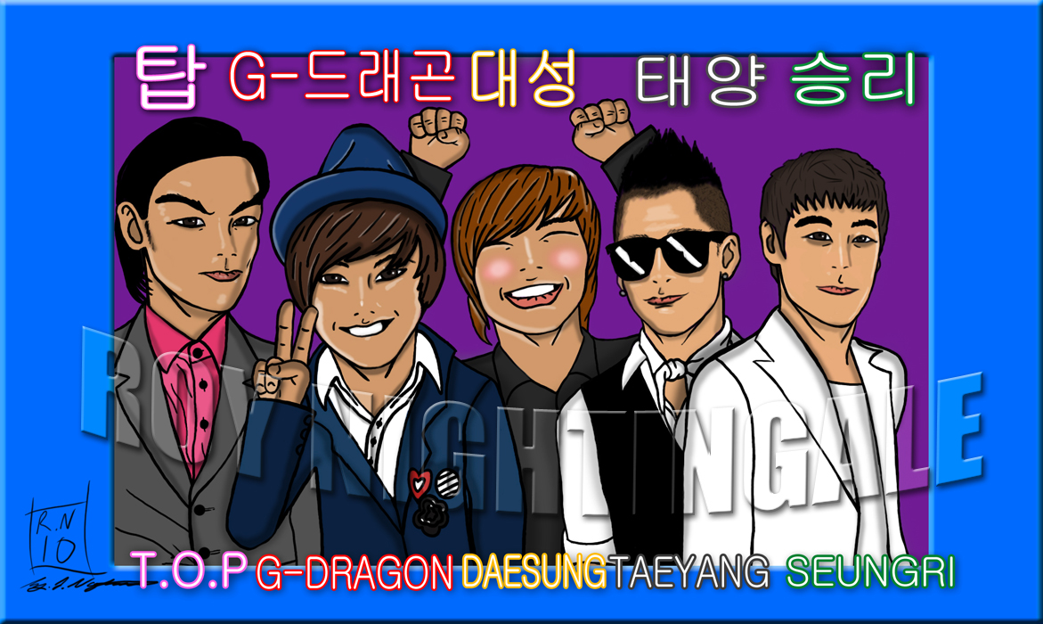 big bang cartoon