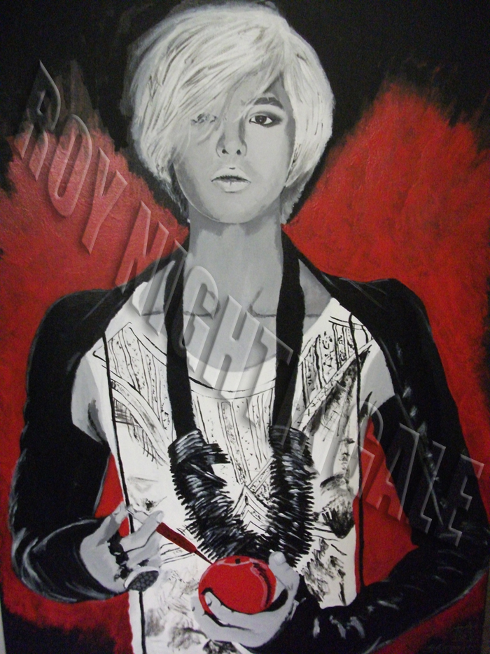 G-dragon heart breaker canvas