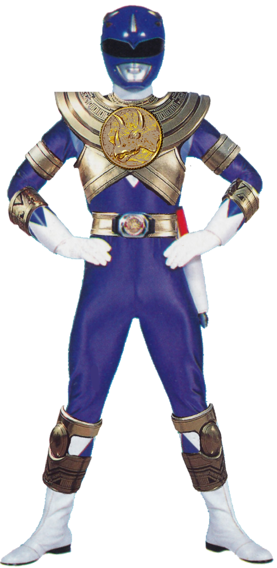 Blue gold ranger by VictorJVM031701 on DeviantArt