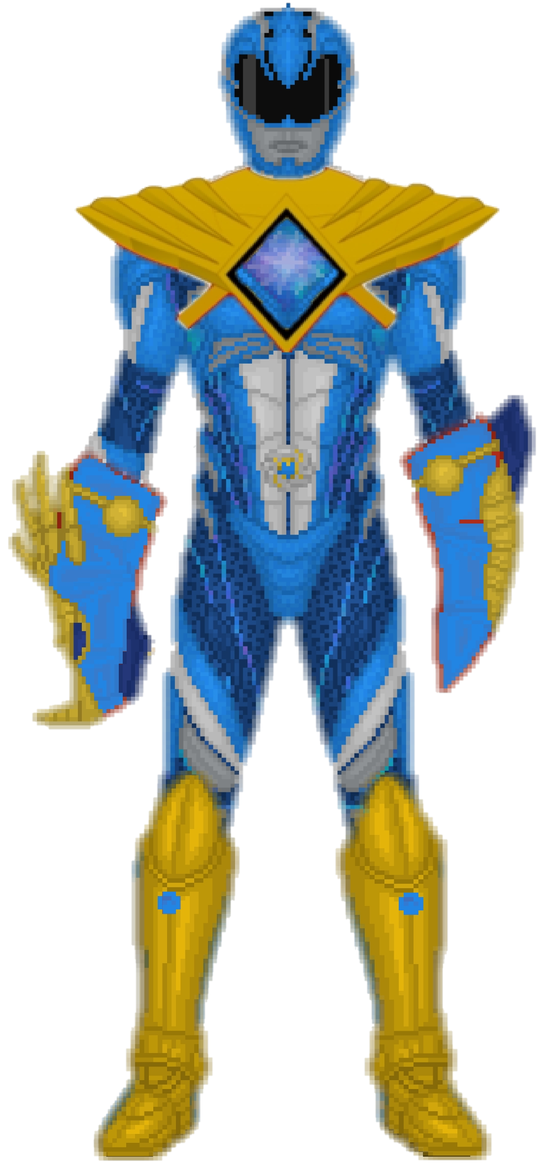 Blue ranger (power up) by VictorJVM031701 on DeviantArt