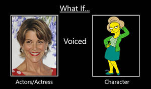 What if Wendie Malick voiced Edna Krabappel 