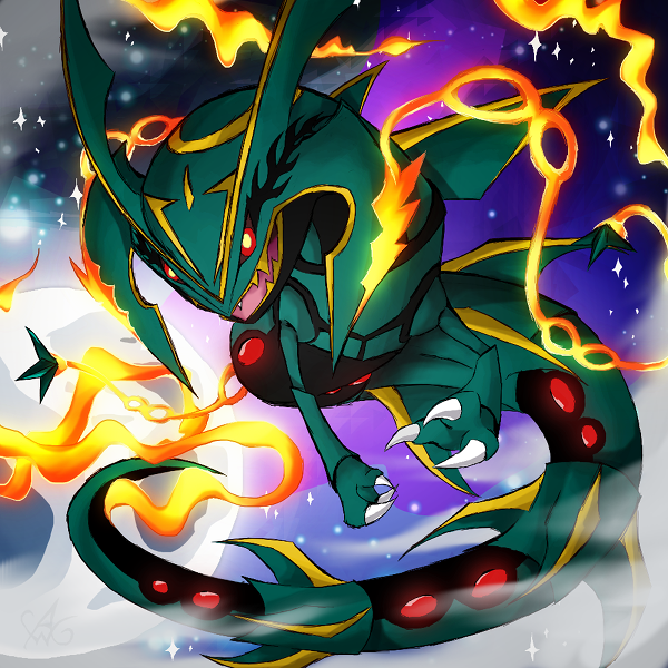 Mega Rayquaza by pokemon3dsprites on DeviantArt