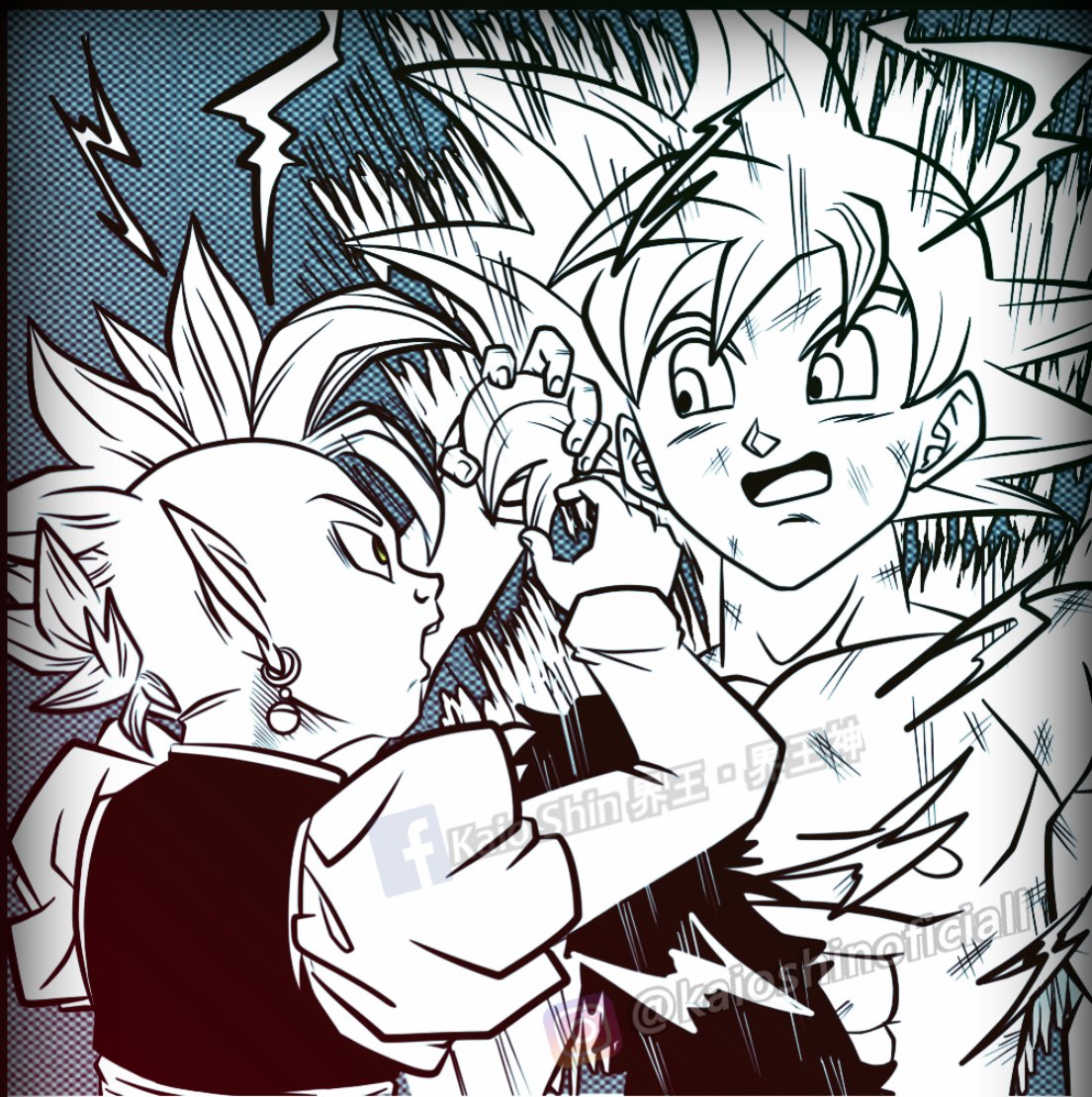 Goku and Kaio by TheSupremeKaioShin on DeviantArt
