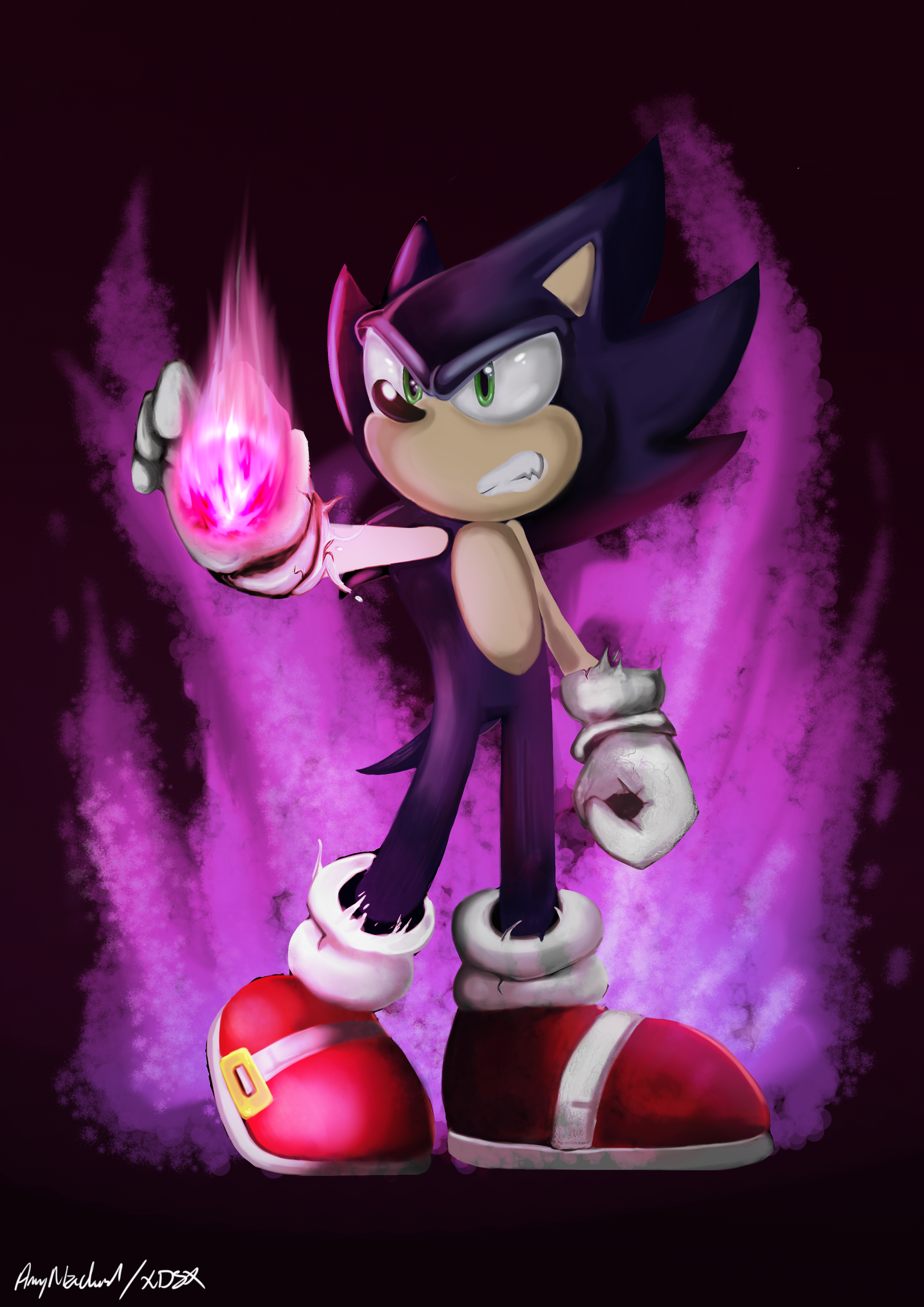 Dark Sonic Time by Fentonxd on DeviantArt