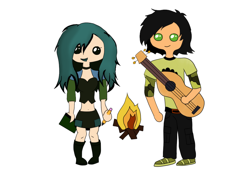 Gwen and Trent (Fan Art)