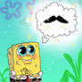 Spongebob wants mustache