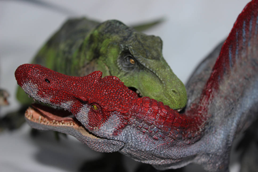 T-Rex vs Spino by ak1508 on DeviantArt