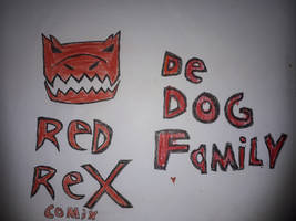 RED REX AND THE DOG FAMILY.