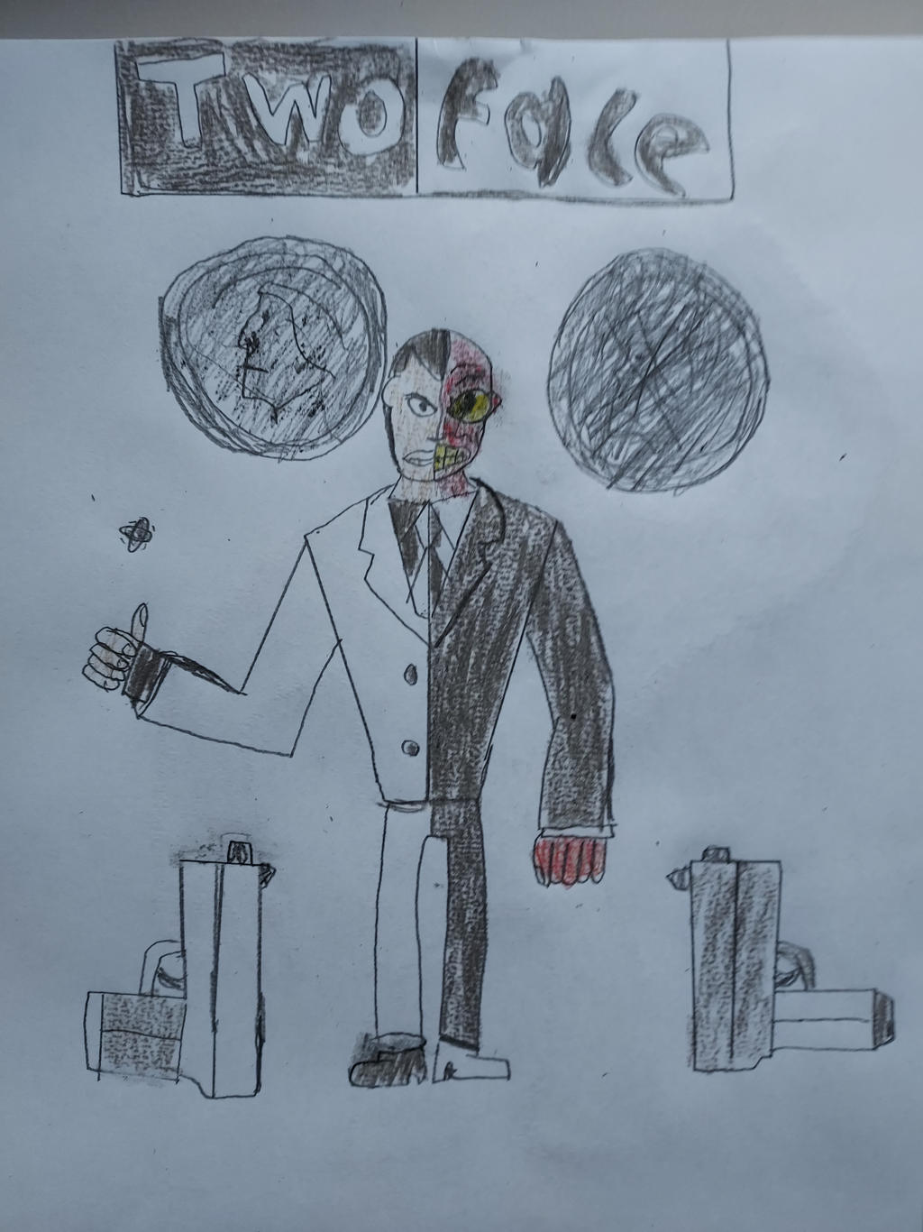 DC: Two-Face. by redrex96 on DeviantArt