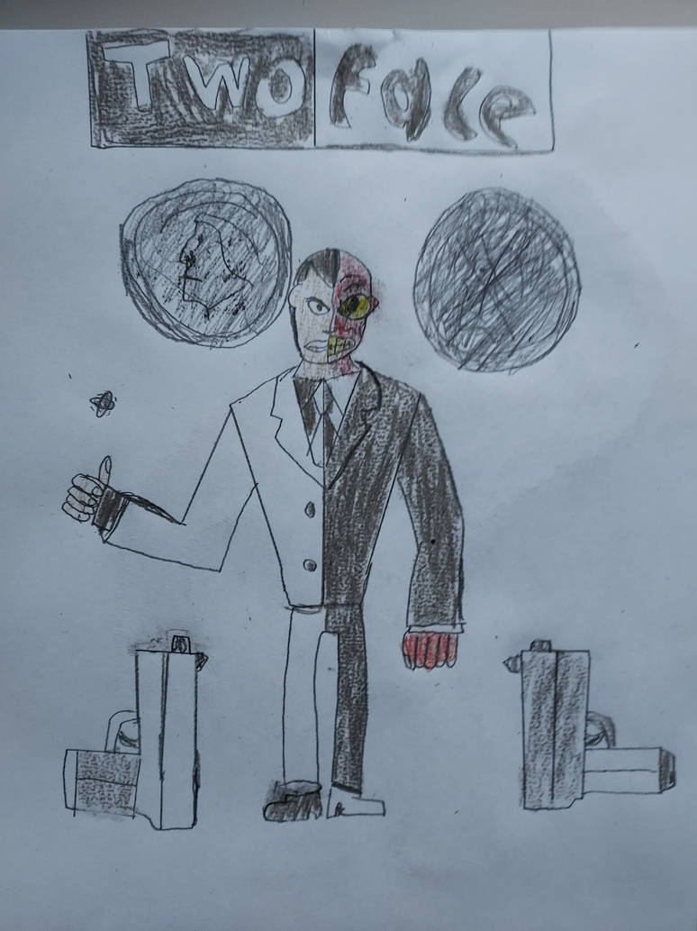 DC: Two-Face. by redrex96 on DeviantArt