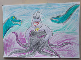 DISNEY SCHURKEN/VILLAINS:Ursula.