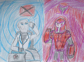 MARVEL:X-Men:Prof X Vs Magneto, Mind vs Matters.