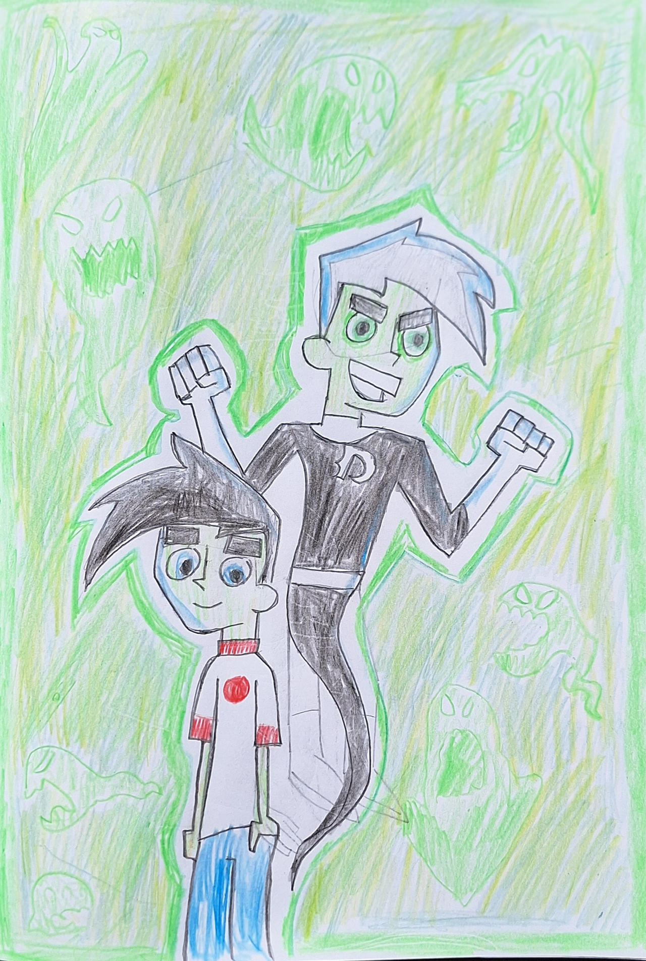 Danny Phantom Going Ghost Drawing New Danny Phantom Adventure