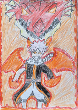 Fairy Tail:Fire Dragon Slayer Natsu Dragneel.