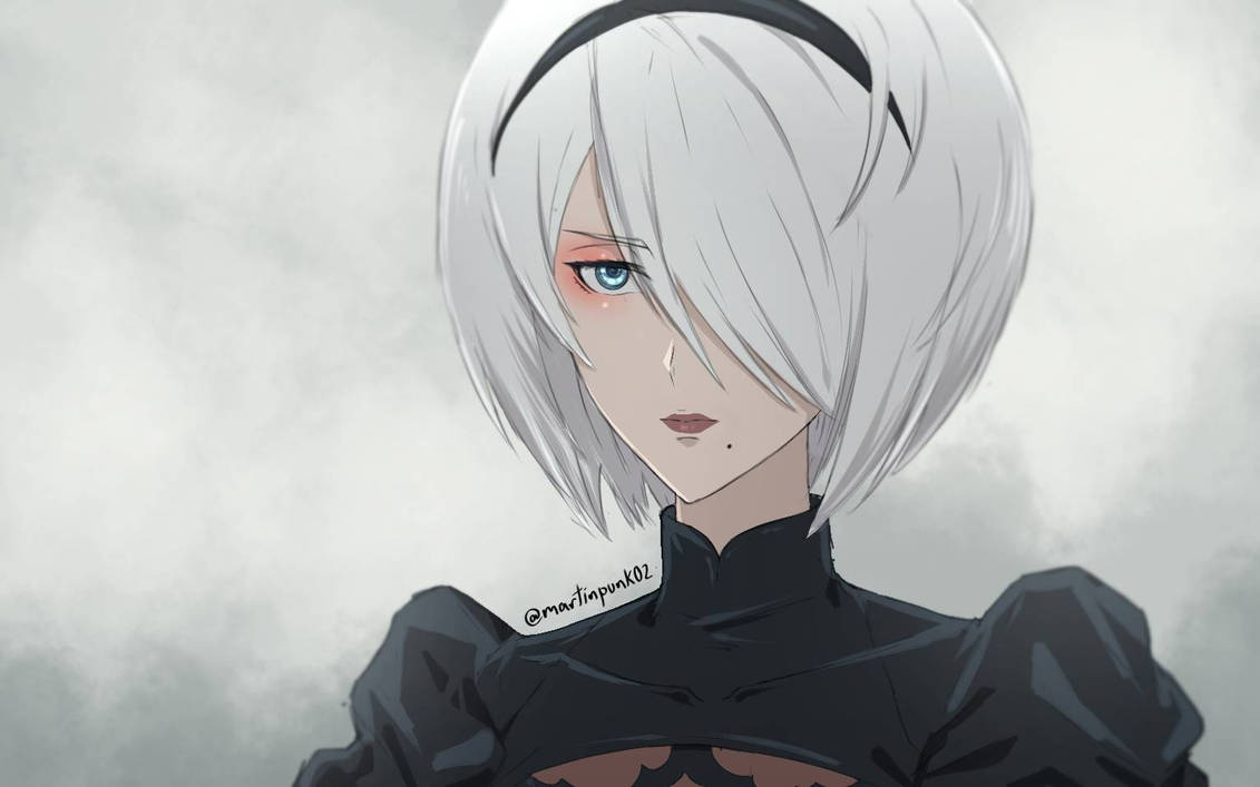 Angry 2b 2B by MartinPunk on DeviantArt