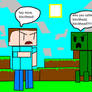 minecraft comic #1 creeper