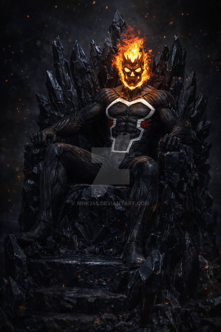 Ghost Rider Ruling Hell Ghostrider: King of hell by mhk245 on DeviantArt