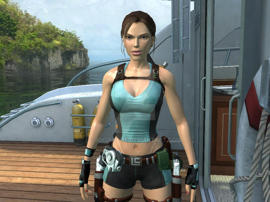 Teal Lua Teal Laura outfit skin by 3DCULTURE on DeviantArt