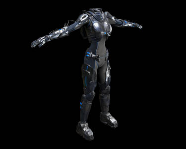 Female Ghost Suit and Armor