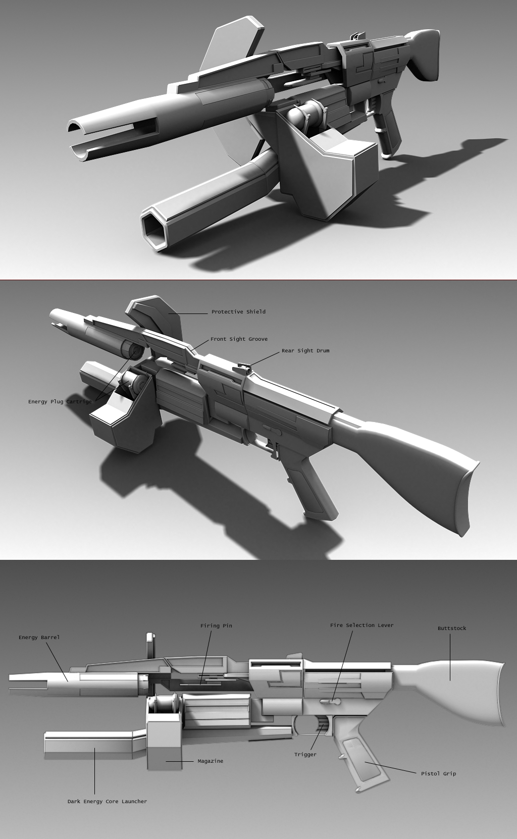 Overwatch AR-2 Pulse Rifle