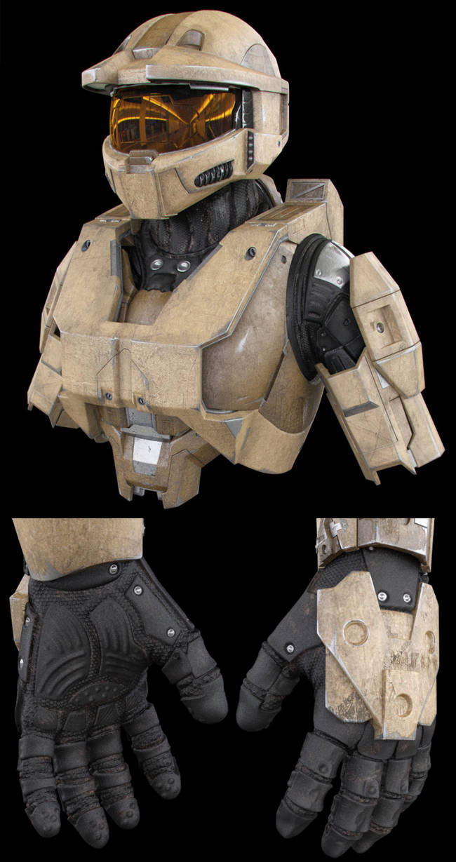 WIP - Female Spartan Armor 4 by SgtHK on DeviantArt