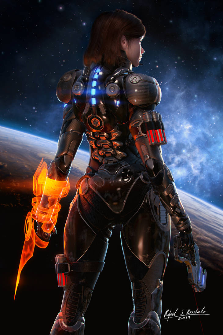 Commander Shepard - Into the Void by SgtHK on DeviantArt