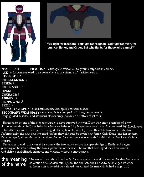 Dusk Profile by JadeSeeker on DeviantArt