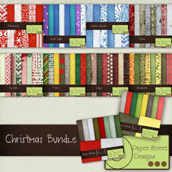 Christmas-paper street designs