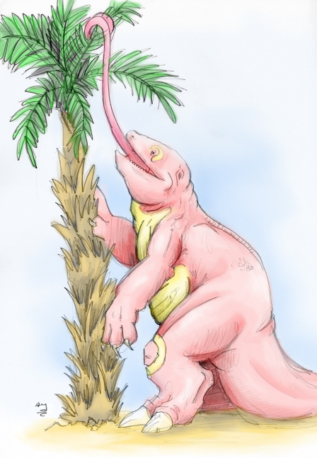 Colored lickitung doodle