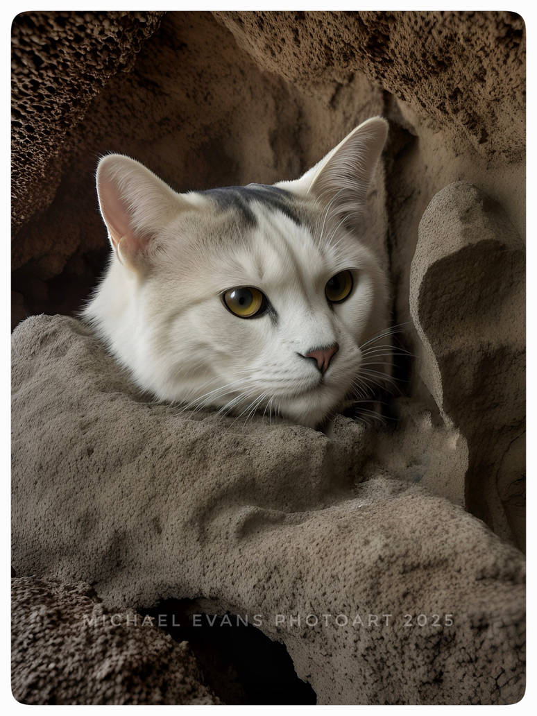 Cat in Rock by creativemikey on DeviantArt