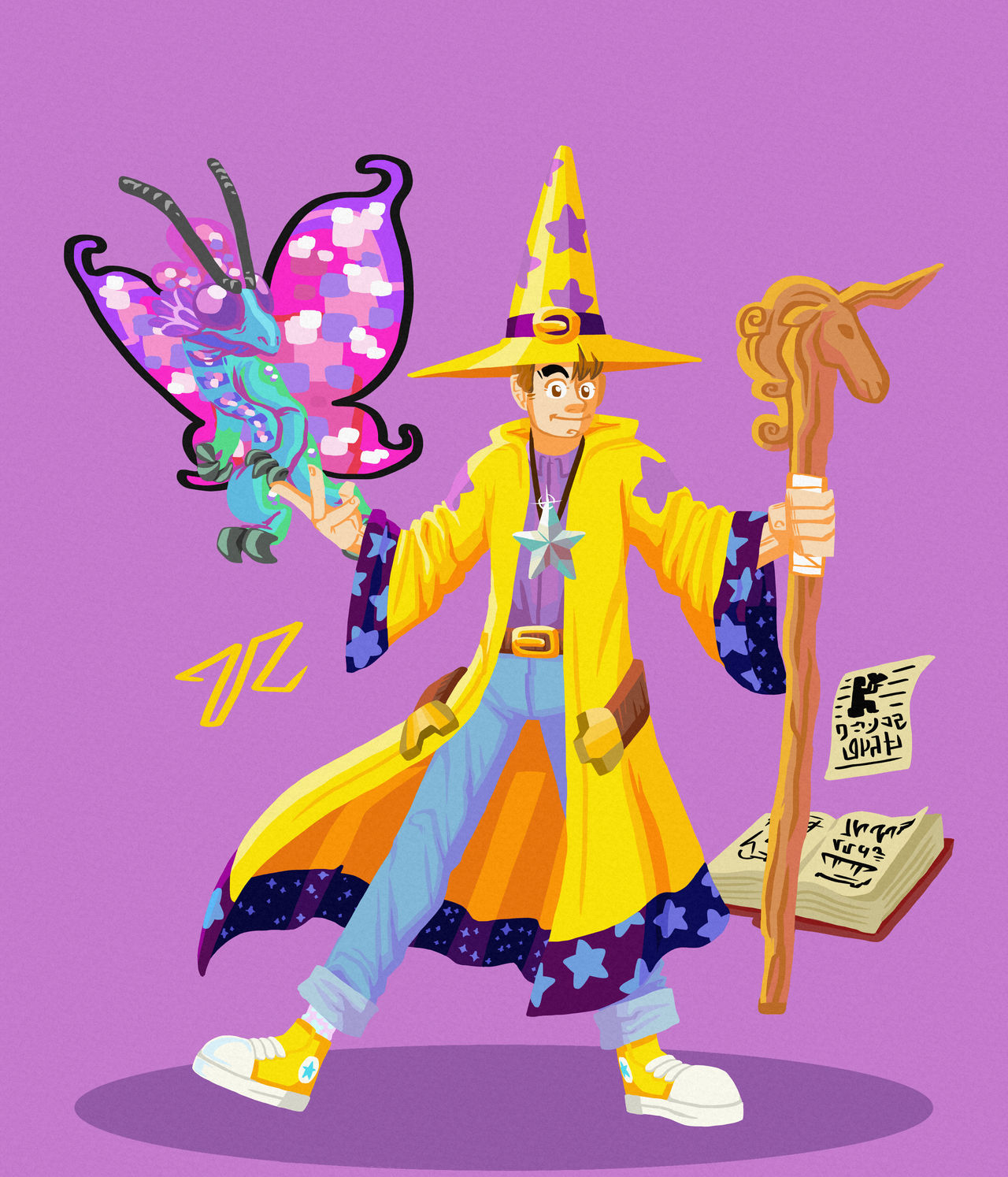 Yellow Mage by DearZROB on DeviantArt