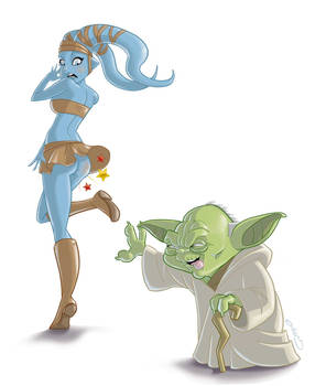 dirty old yoda (colour)