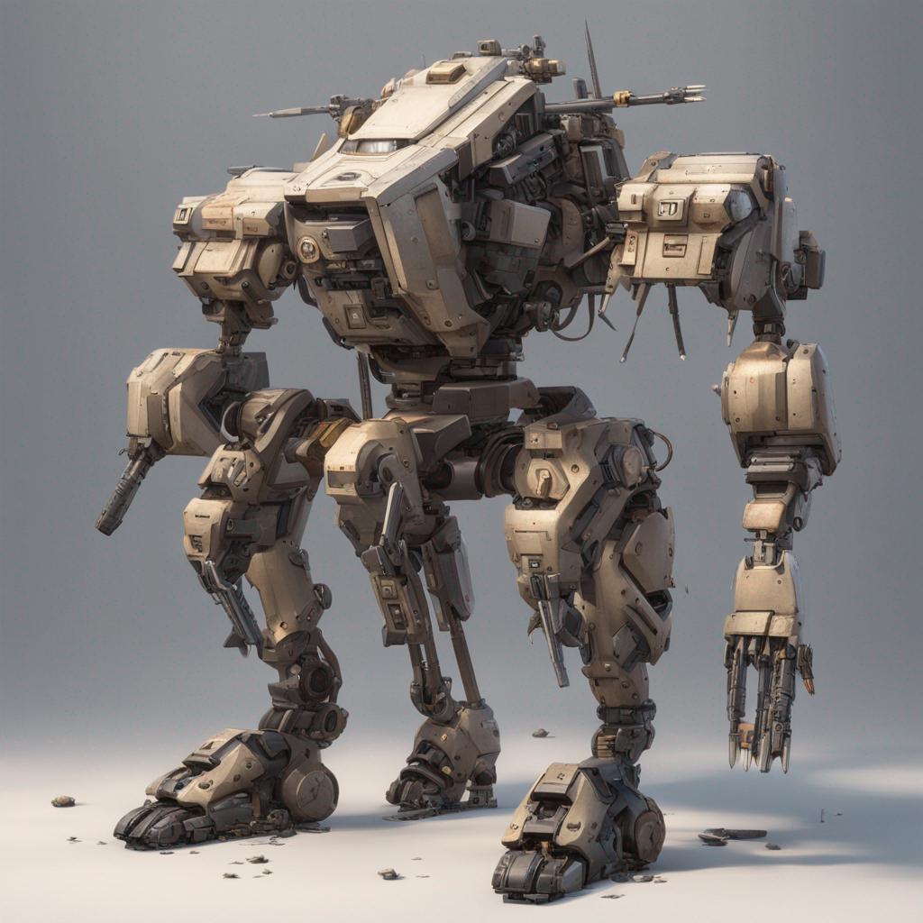 Mech Weaponry Mech Loaded With Weapons With 3 Legs by Jedimaster73 on DeviantArt