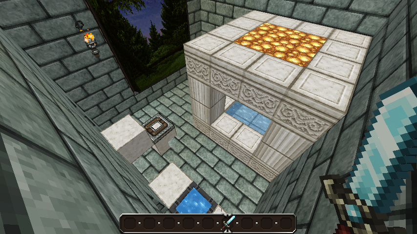 My Minecraft Castle Bathroom By Lunaratdq On Deviantart